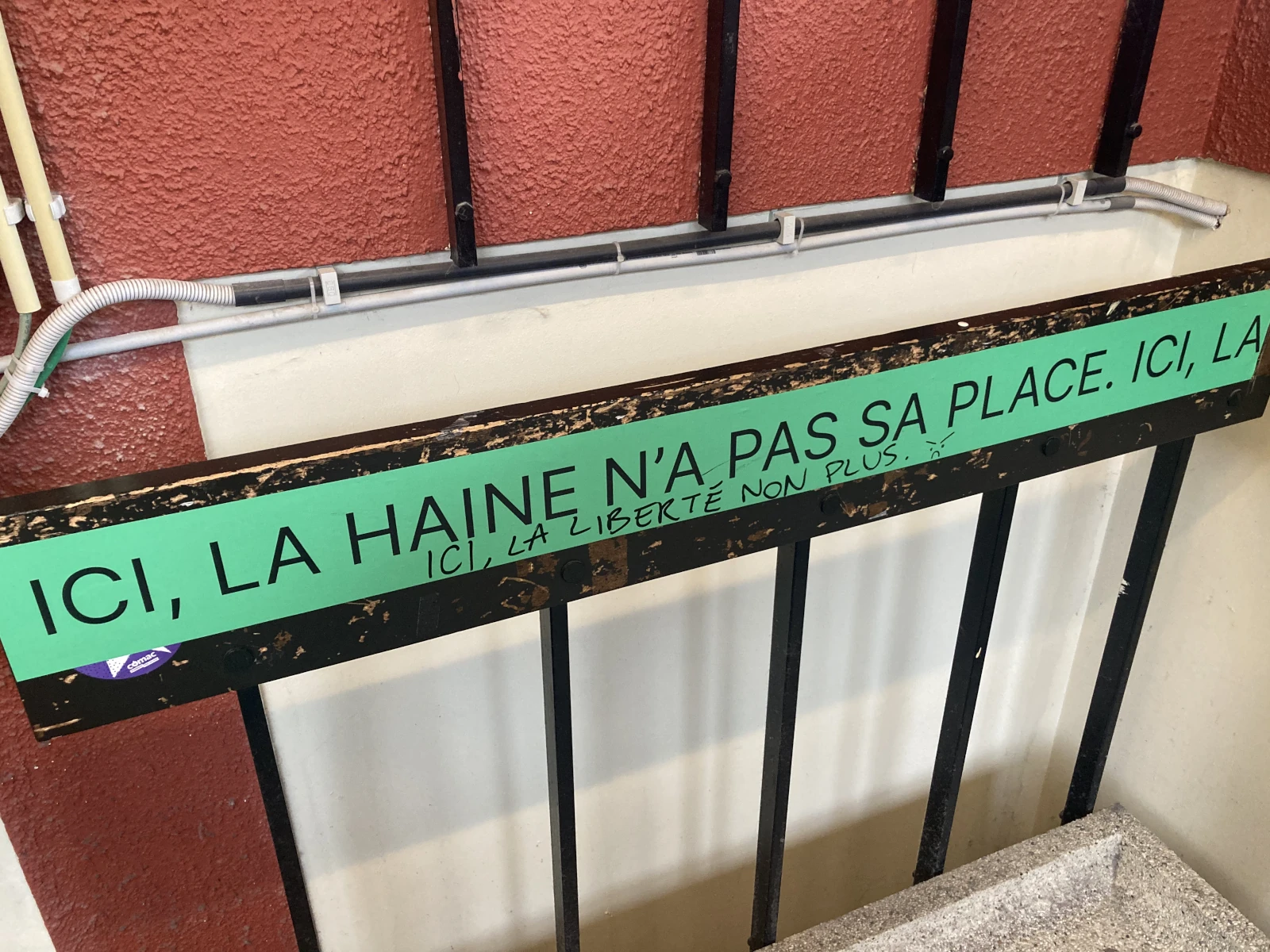 Dans le bâtiment F, la haine n&rsquo;a pas sa place